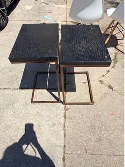 Couch side tables pair of two