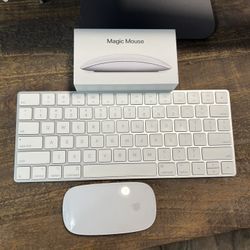 Apple Keyboard and New Magic Mouse 