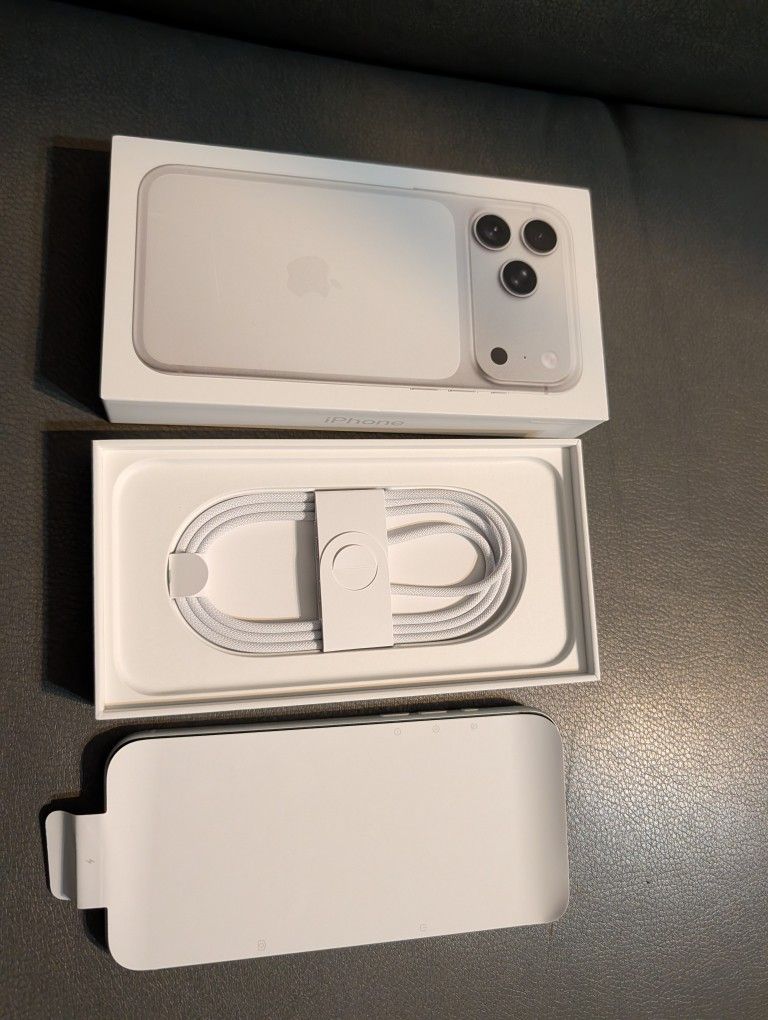 Apple iPhone 17 Pro Max Silver Factory Unlocked 256gb Brand New Open Box