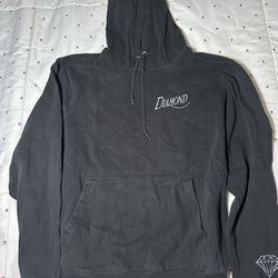 Diamond Supply Co Pullover Hoodie Black - SIZE LARGE L