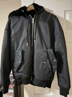 Zara Reversible Black Jacket In large- New- No Tags 