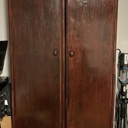 Solid Wood Wardrobe Armoire 