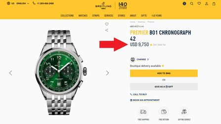 Breitling B01 Premier - Brand New (Never Worn)