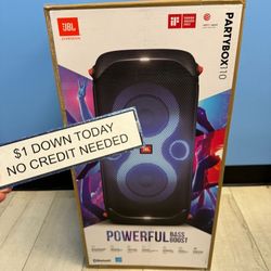 JBL Partybox 110 Portable Party Speaker - Pay $1 Today To Take It Home And Pay The Rest Later! 