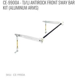 Jeep TJ/LJ ANTIROCK FRONT SWAY BAR KIT