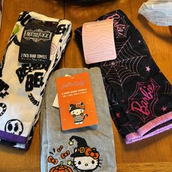 Halloween Hand Towels- 3 sets