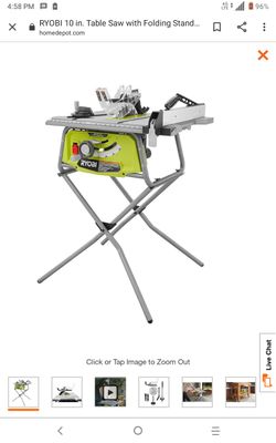 Ryobi table saw