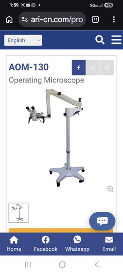 Pneumatic Arm Binocular Zoom Stereo Microscope