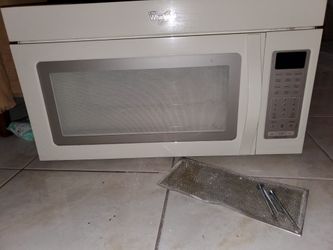 Whirlpool over the range microwave