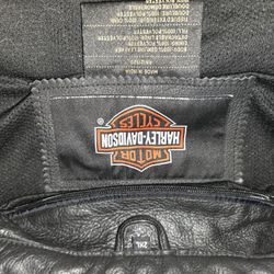🏍️ Harley-Davidson 2XL Leather Riding Jacket – Full Throttle Style! 🏍️