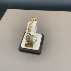 CHARM BRACELET 14KT 14.4 GRMS 6”