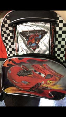 New Disney CARS Lightning McQueen Backpack / Book Bag