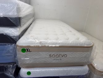 TWIN XL SAATVA RX MATTRESS & BOX SPRING BED SET
