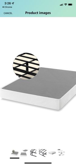 ZINUS 9 Inch Metal Smart Box Spring / Mattress Foundation / Strong Metal Frame / Easy Assembly, Twin