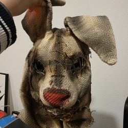 Bunny Mask And Women's Scarecrow Costume