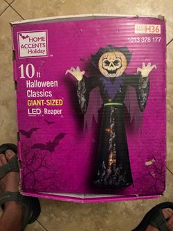 Home Accents Holiday 10 ft LED Reaper Inflatable