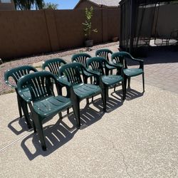 Stack Chairs - Set Of 8 
