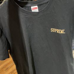 Supreme Black Lamborghini Tee Shirt Size L