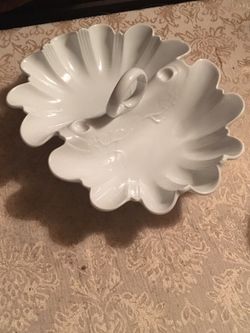 GORGEOUS Gerold Porzellan Divided Candy Serving Lobster Dish Bowl