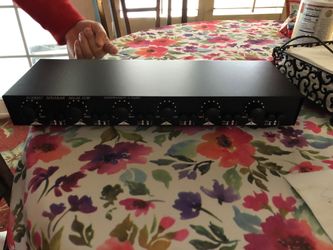 Stereo speaker selected and volume control