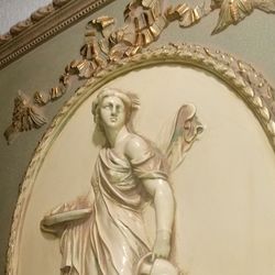 Roman Art Ornate Sculpture Framed