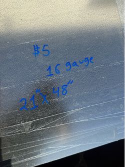 Tubing and sheet metal