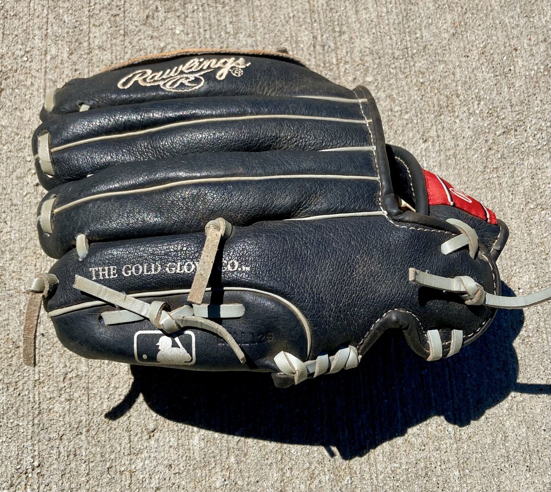 Youth Baseball/Softball Fielding Glove, 10-in, Right-Handed, All Leather Shell, Rawlings SC-100BGB