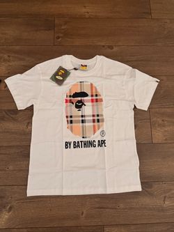 BAPE A Bathing Ape Plaid Graphic T-Shirt Medium