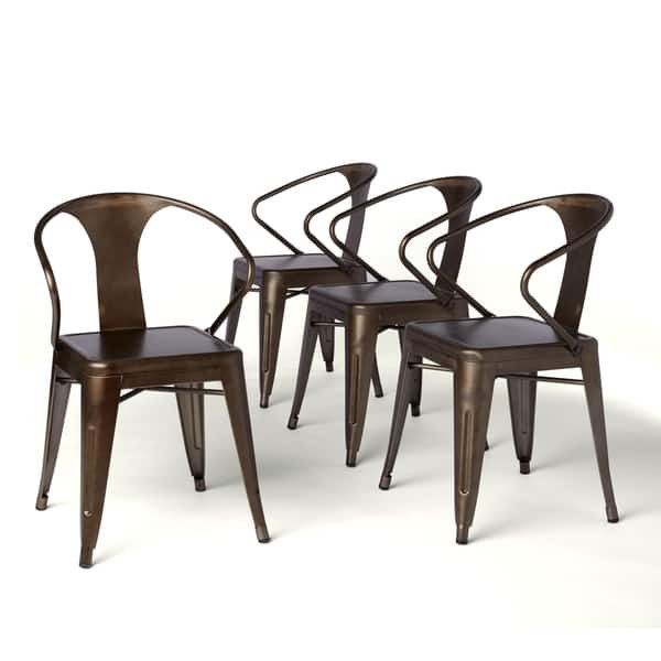 Carbon Loft Vintage Tabouret Stacking Chairs (Set of 4)
