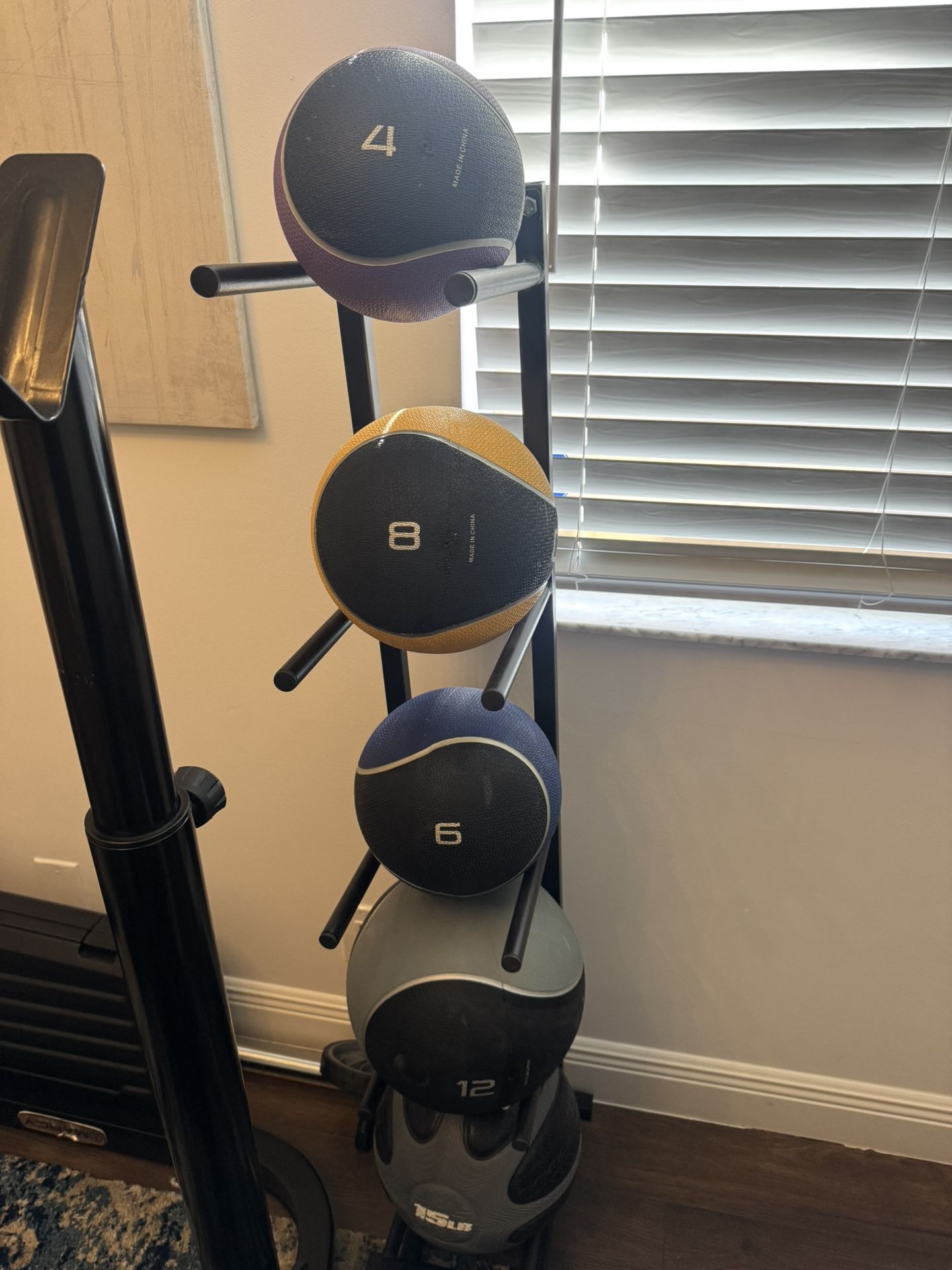 Medicine Ball Set with Stand – Like New