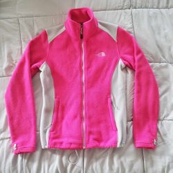 Women's Pink North Face Fleece Size Small 