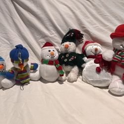 Christmas decoration 6 snowman plush collection $5 for all