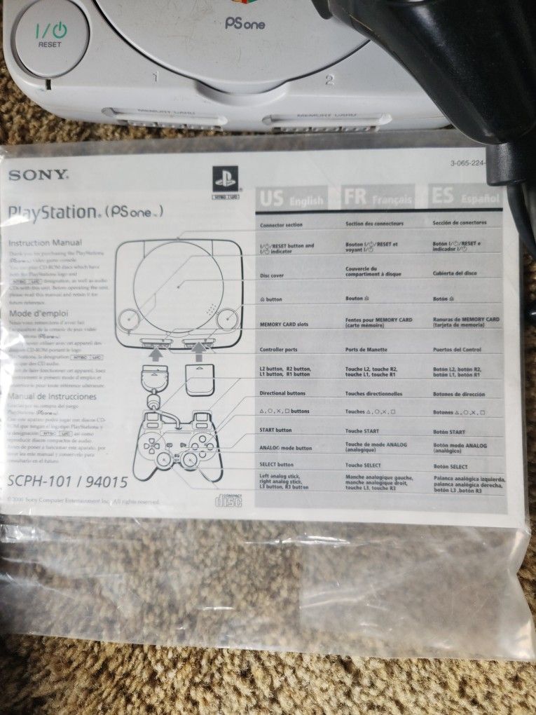 PSOne Slim System Manual
