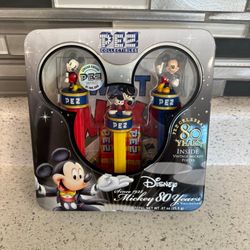 PEZ Mickey Mouse 80 Years Collection New Sealed Tin /W Poster Disney Limited ED