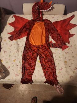 Dinosaurio  costume. Size small. 4-5. Niño