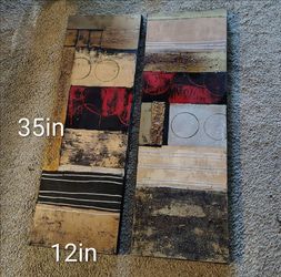 2 canvas paintings