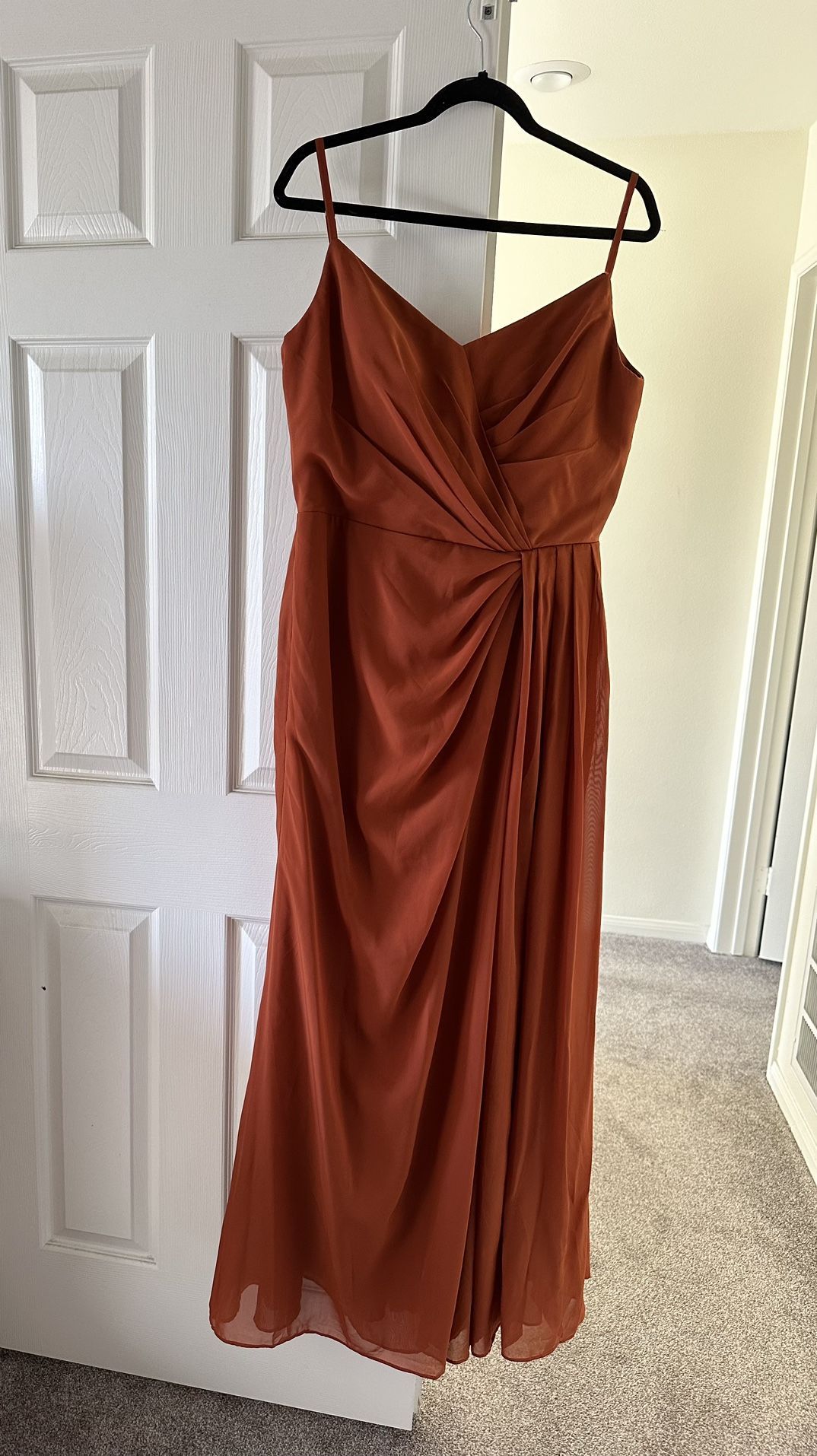 burnt orange bridesmaids dresses Hued Bridesmaid & Gowns Birdy Grey designs dresses your bridesmaids will feel good in Burnt Orange Bridesmaid Dresses |