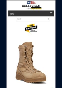 BELLEVILLE MILITARY COMBAT BOOTS BRAND NEW IN BOX NEVER WORN.