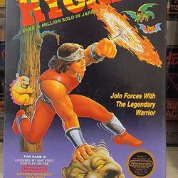 NINTENDO NES RYGAR CIB HANGTAB 