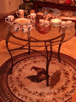 Ashley furniture glass kitchen table