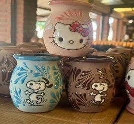 2x$15 hello kitty or Snoopy cups $8 each