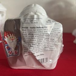 California Creations Santa Holiday Container RARE, Collectible