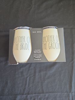 Mother of The Bride/Groom Stainless Steel Wine Glasses