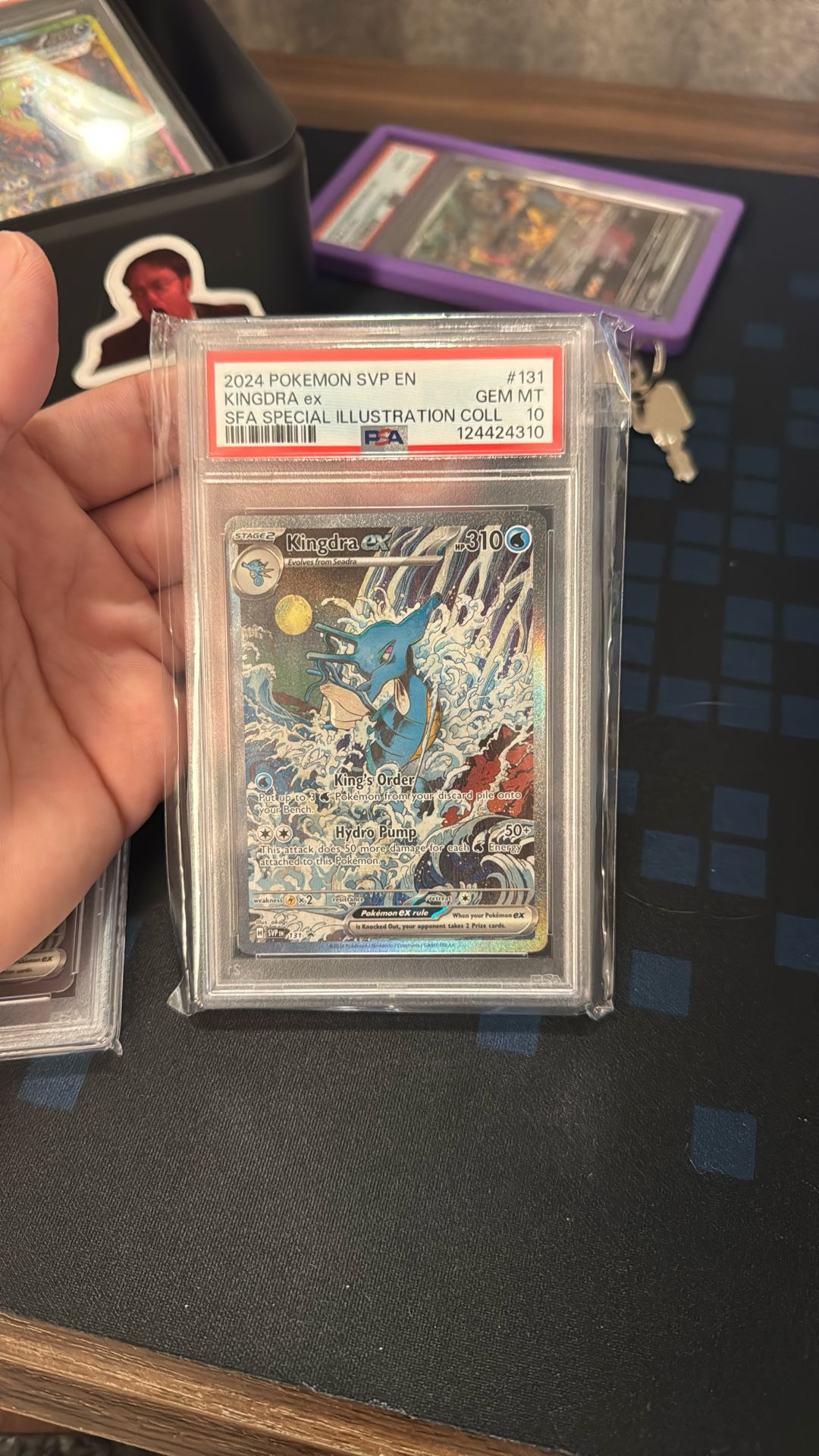 Pokemon TCG Kingdra ex 131 Promo  PSA 10 Shrouded Fable 