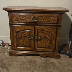 American Drew Shelf With Drawer