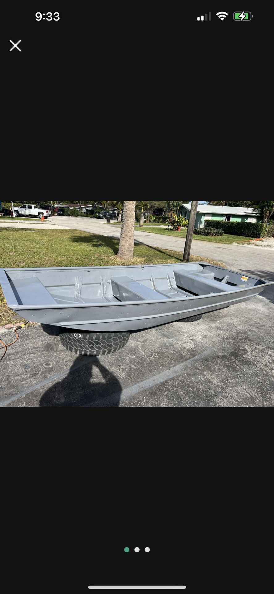 2005 Crest Liner 12ft Jon Boat Wide Beam, John Boat for Sale in Fort ...