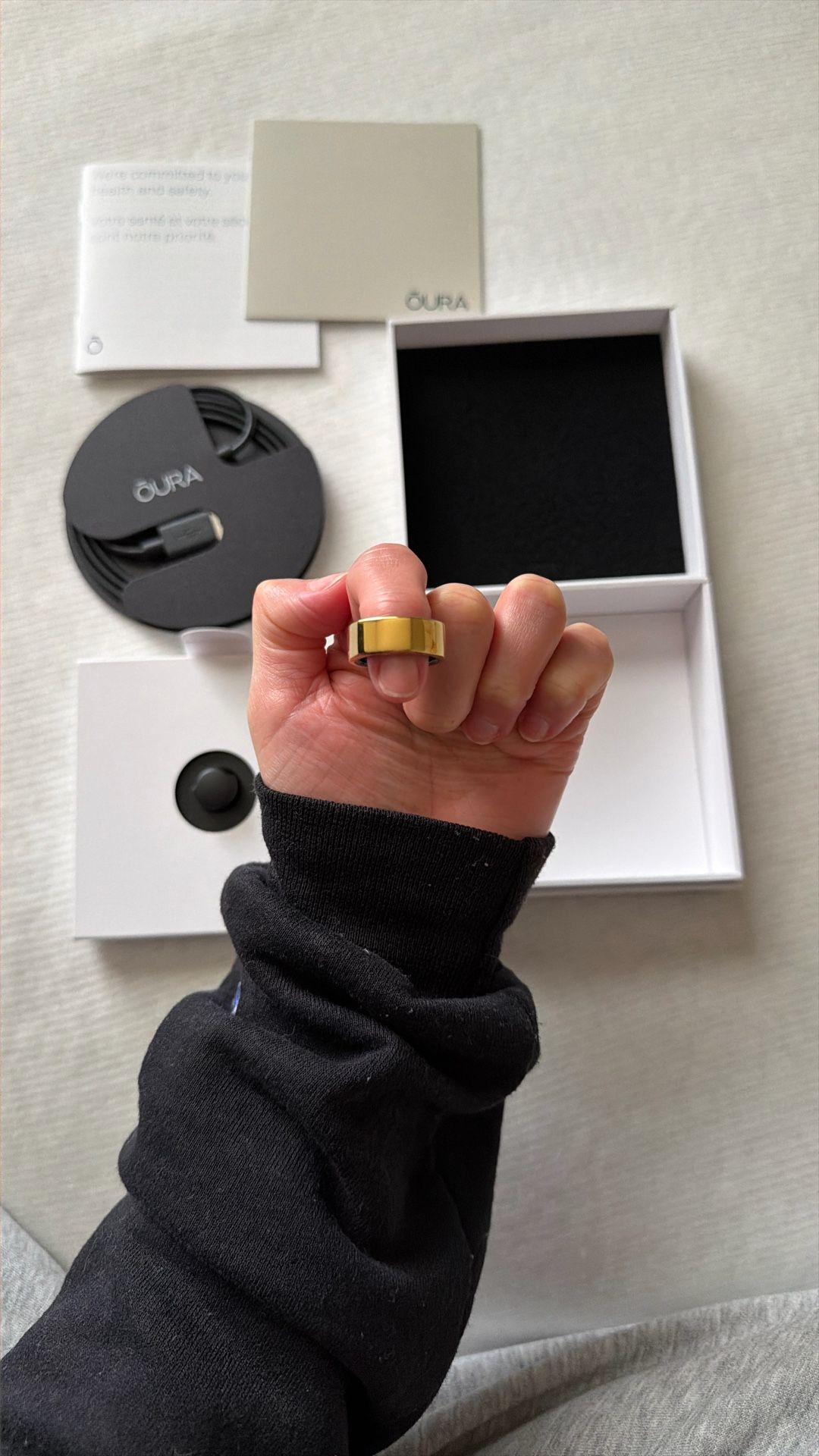 Oura Ring Gen3 Heritage Gold US6 Set Brand New Oura Ring Gen3 Heritage Gold US6 Set Brand New