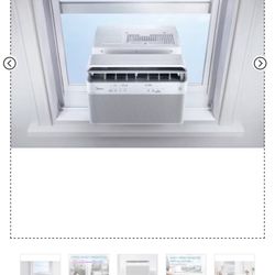 Aire acondicionado de ventana Midea 80000 BTU DOE Smart Inverter en forma de U 