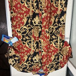 Red Button Up Shirt Large