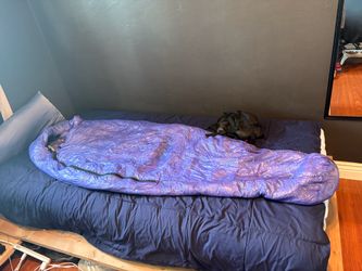 Down sleeping bag 6ft 0 degrees
